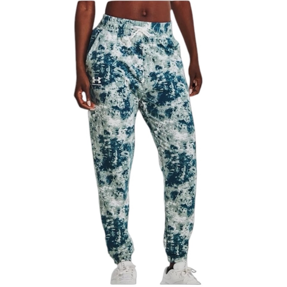 Under‎ Armour Women's Rival Terry Fleece Print Jogger Pants Size XL NEW